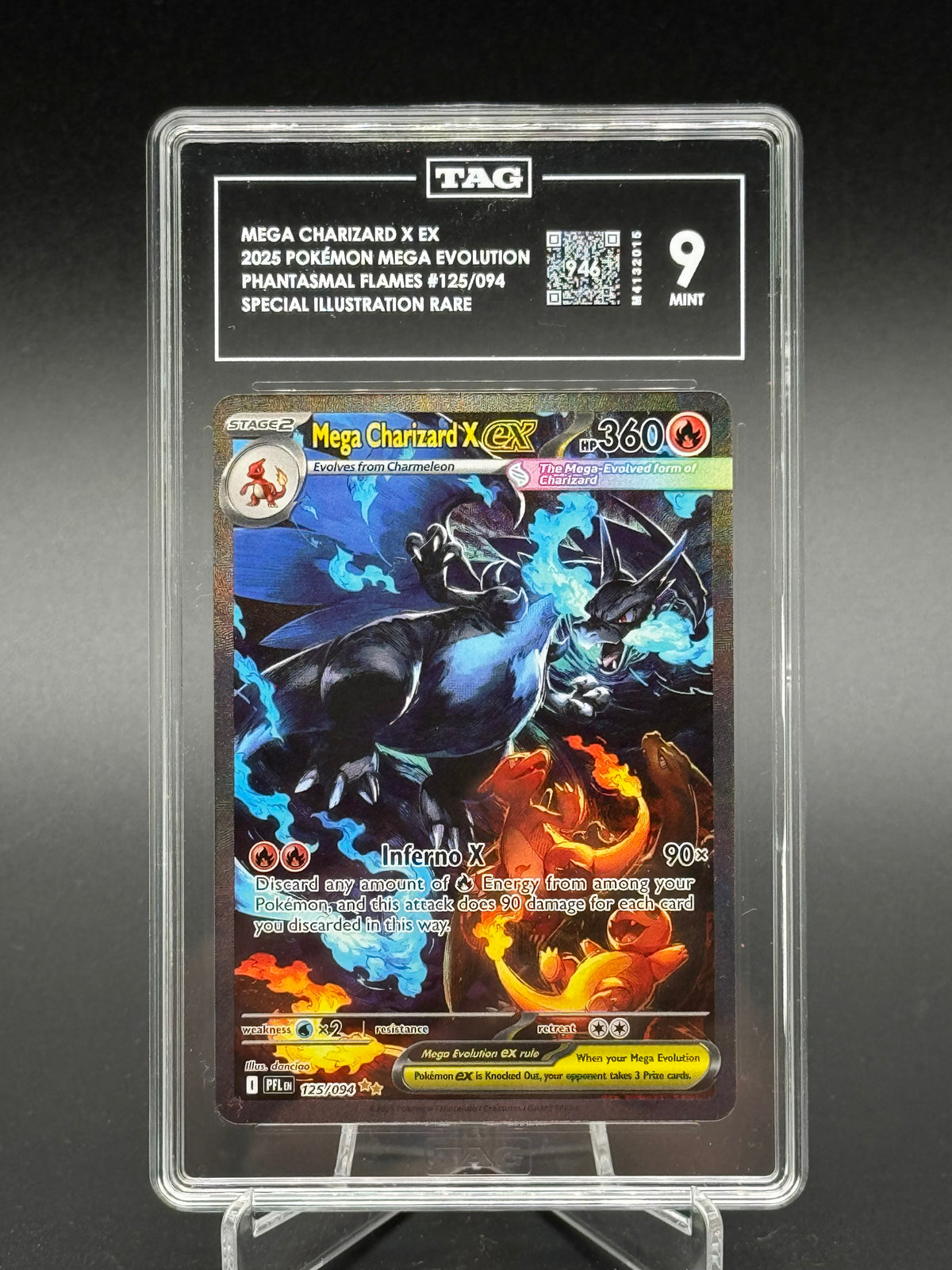 Mega Charizard X ex #125 — front