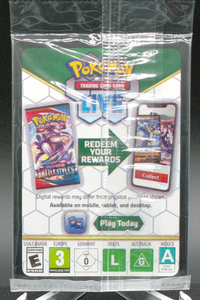 Shaymin/Zeraora/Marshadow Knockout Cosmos Holo Sealed Promo Pack #15 — back