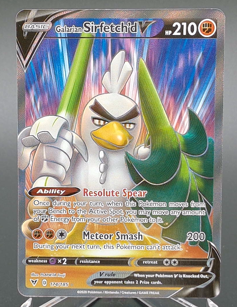 Galarian Sirfetch'd V (Full Art) #174 - Front