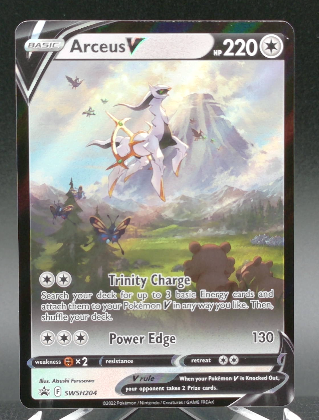 Arceus V #SWSH204 — front