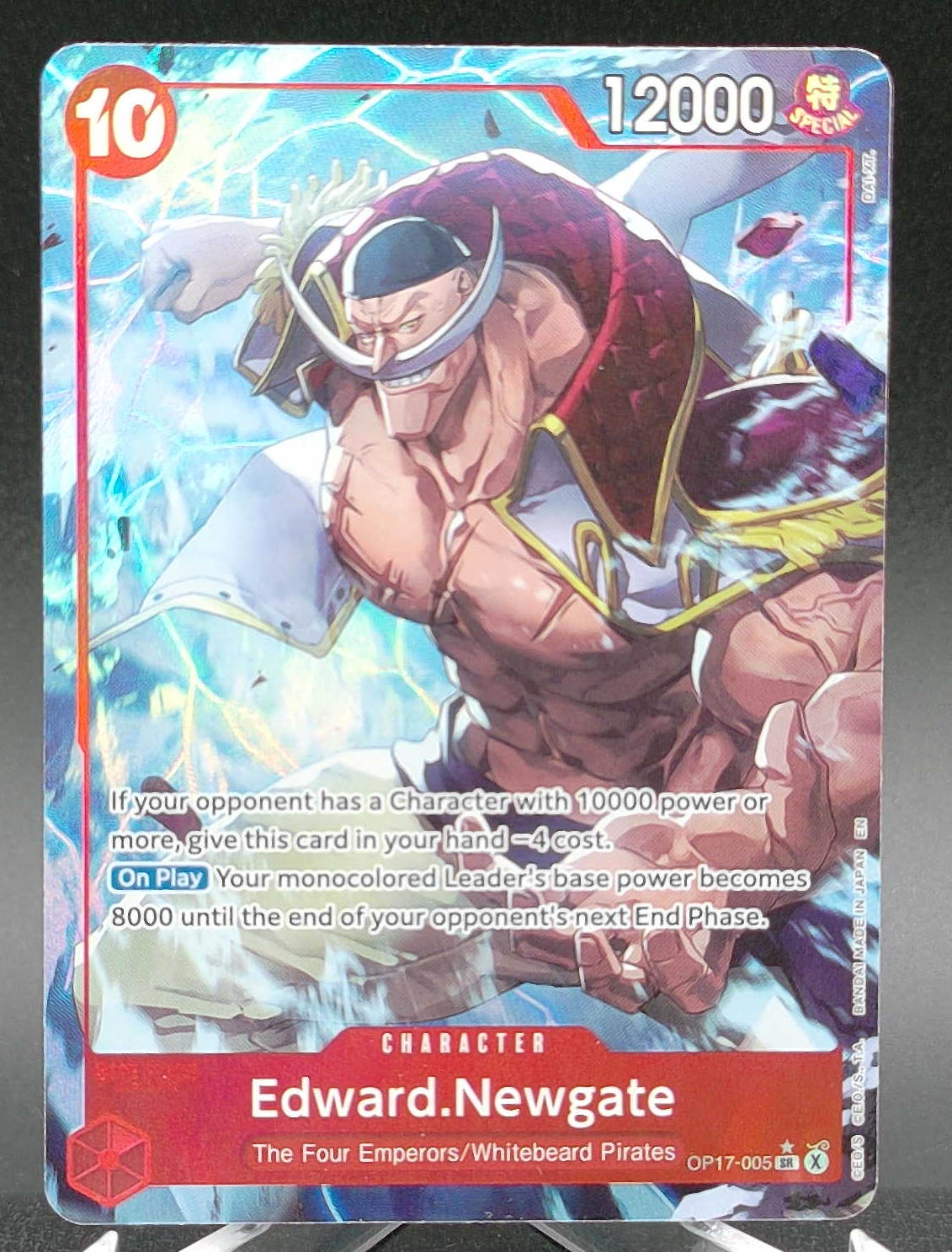 Edward.Newgate (005) (Alternate Art) #OP17-005 (Parallel) — front