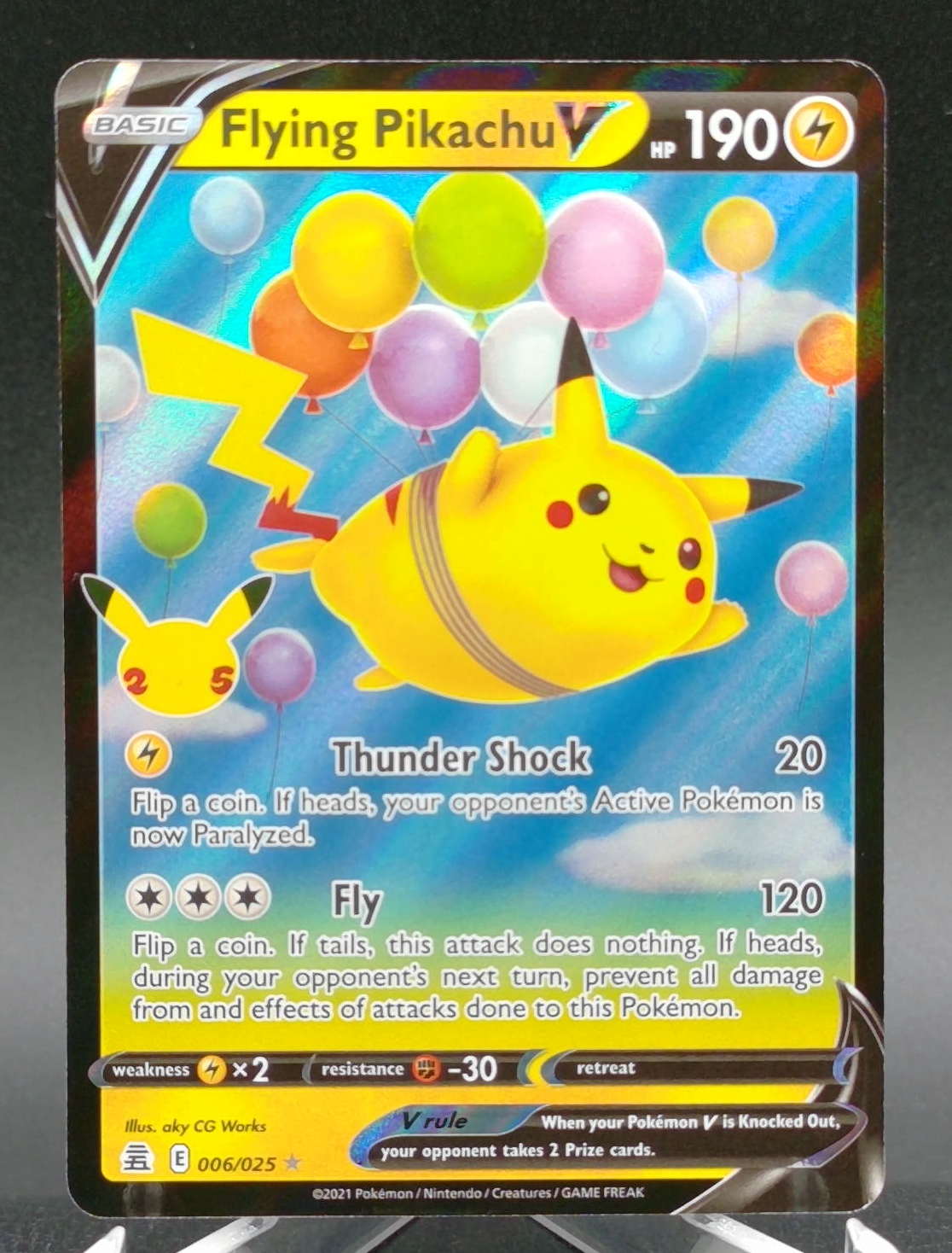 Flying Pikachu V #6 — front