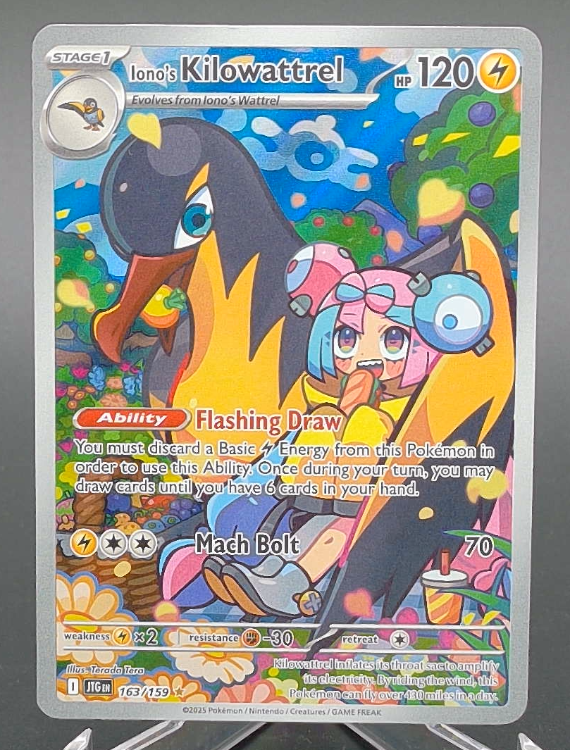 Iono's Kilowattrel #163 - Front
