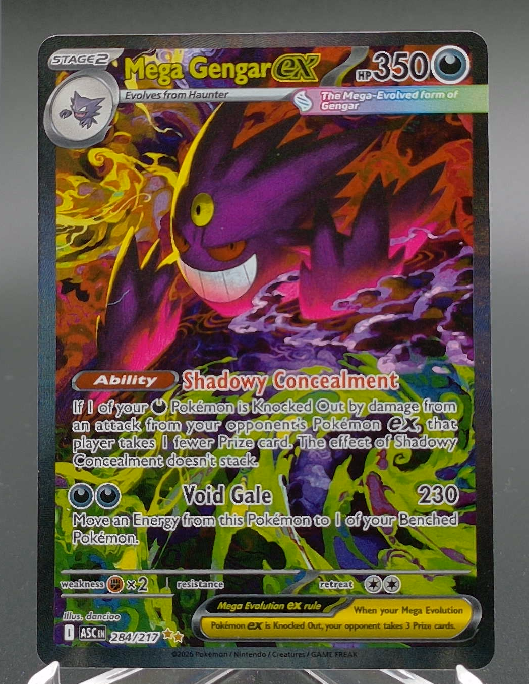 Mega Gengar ex #284 - Front