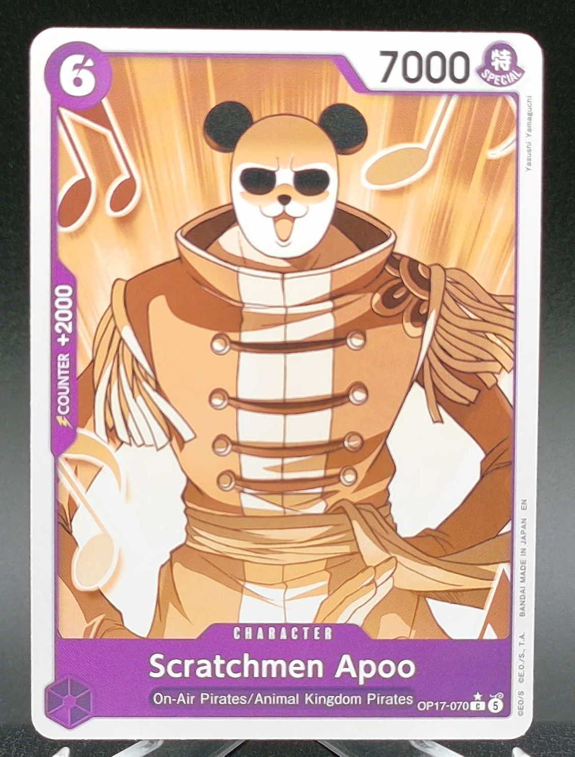 Scratchmen Apoo (Pandaman Art) #OP17-070 (Parallel) — front