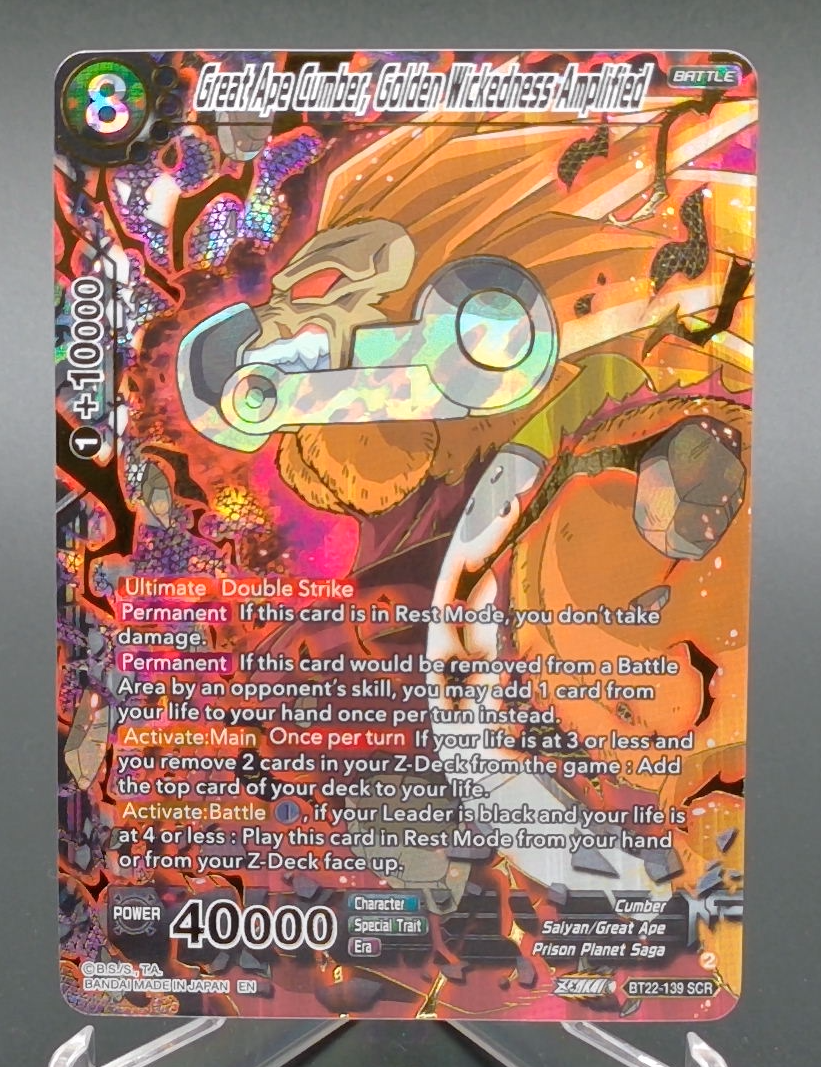 Great Ape Cumber, Golden Wickedness Amplified #139 - Front
