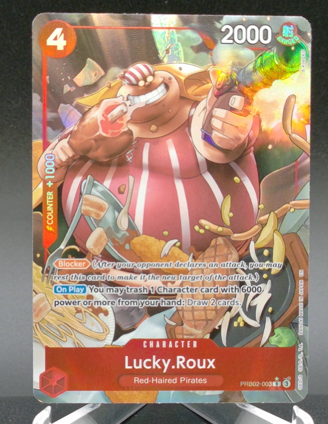 Lucky.Roux (Alternate Art) #PRB02-003 (Parallel) — front