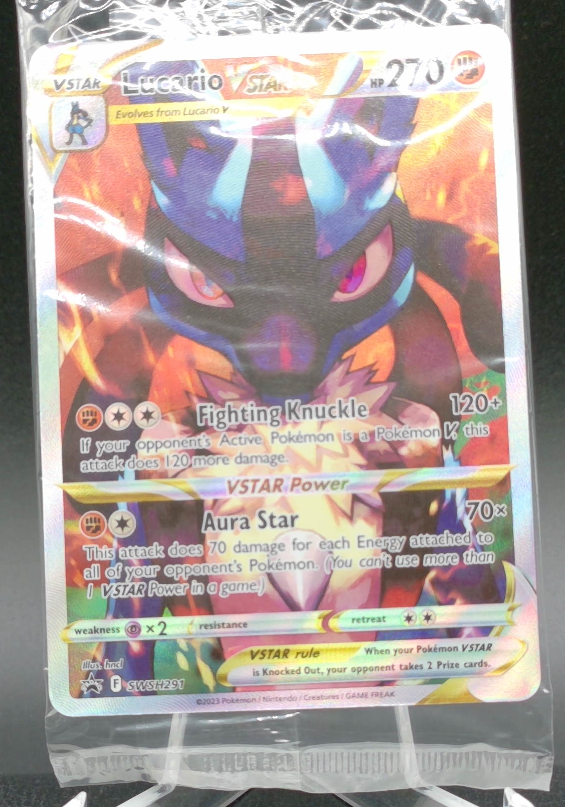 Lucario VSTAR #SWSH291 — front