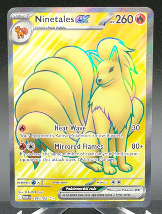 Ninetales ex #186 — Copy #1 (NM) front