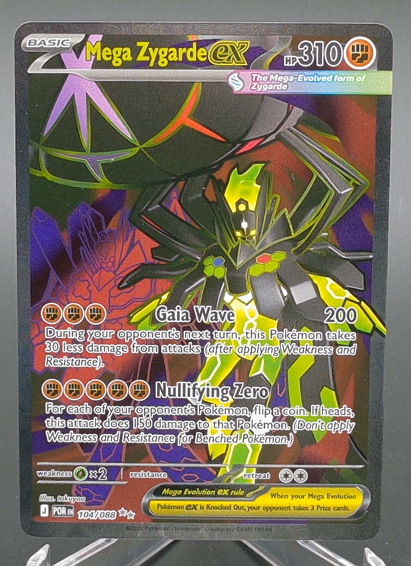 Mega Zygarde ex #104 - Front