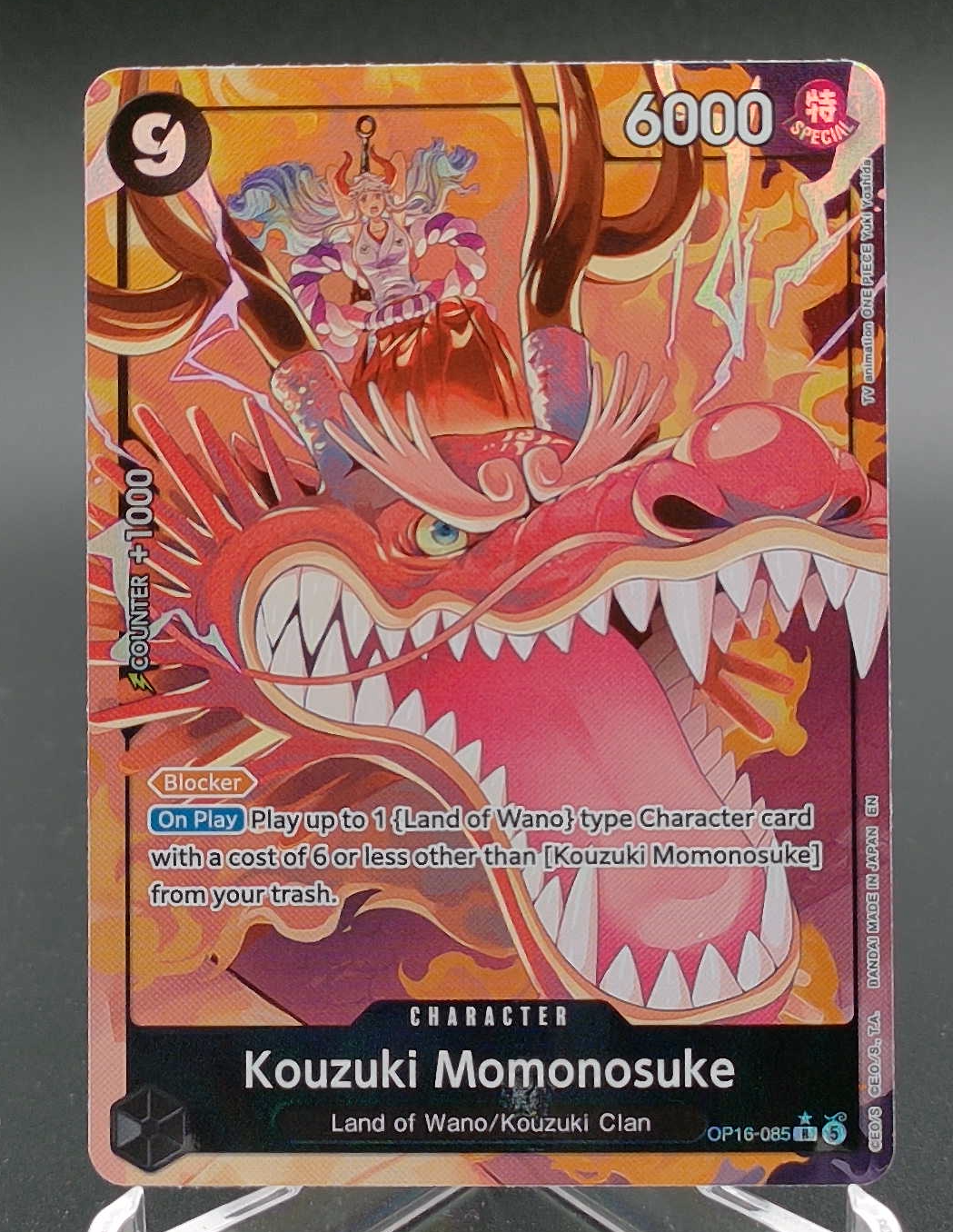 Kouzuki Momonosuke #OP16-085 (Parallel) - Front