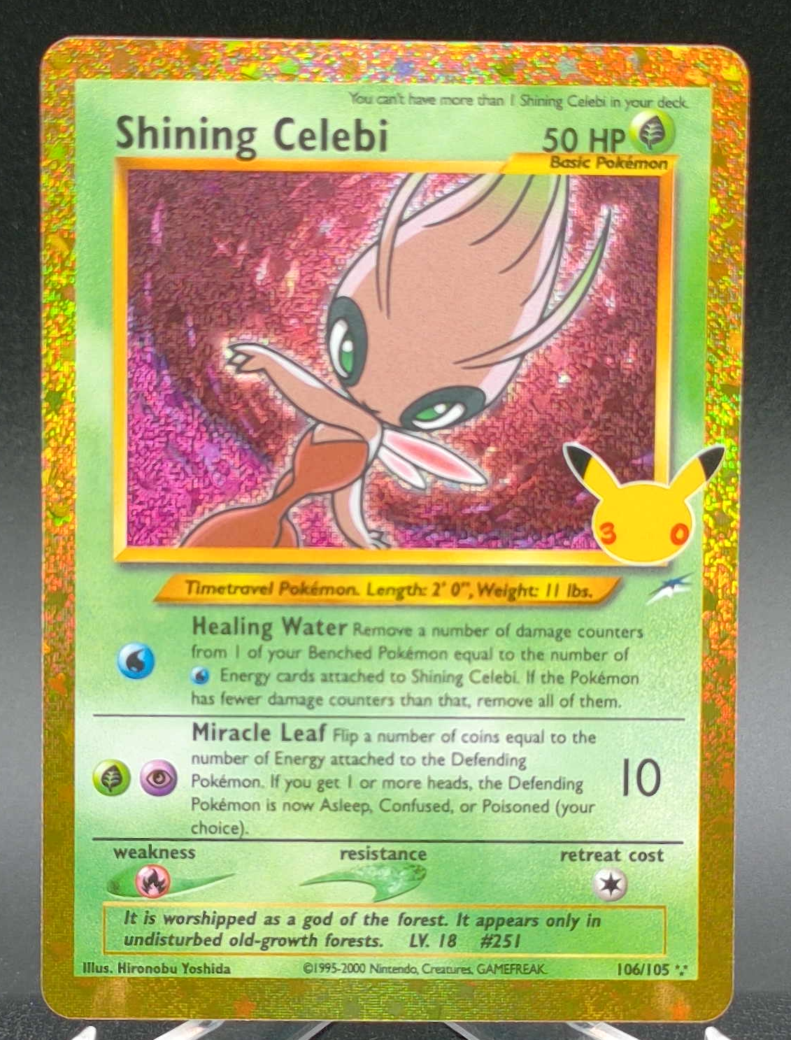 Shining Celebi #024 — front