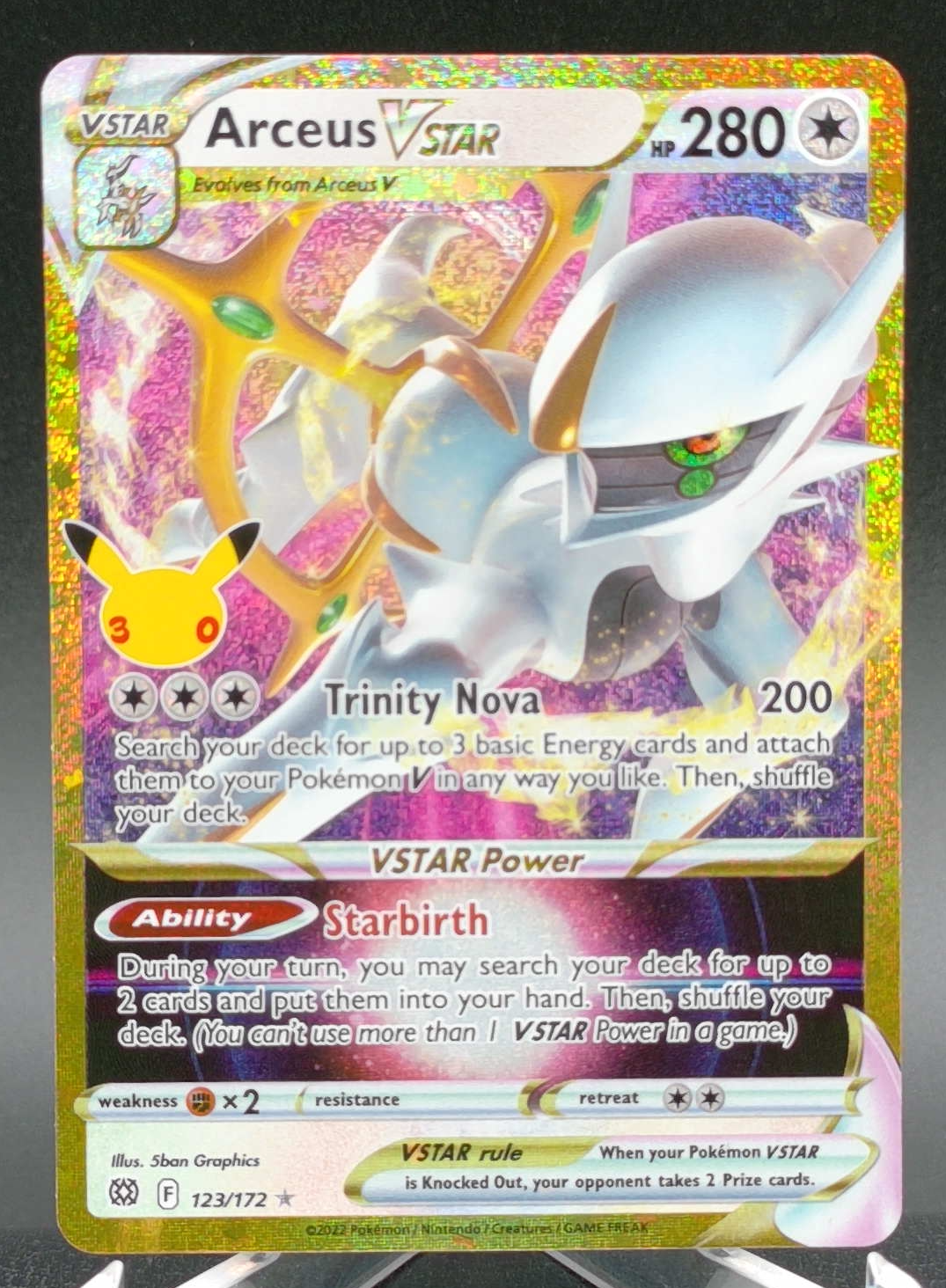 Arceus VSTAR #027 — front