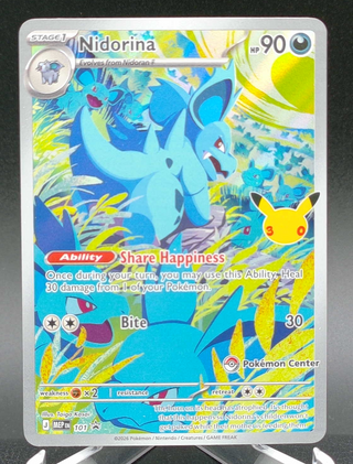 Nidorina (Pokemon Center Exclusive) #101 — Copy #1 (NM) front