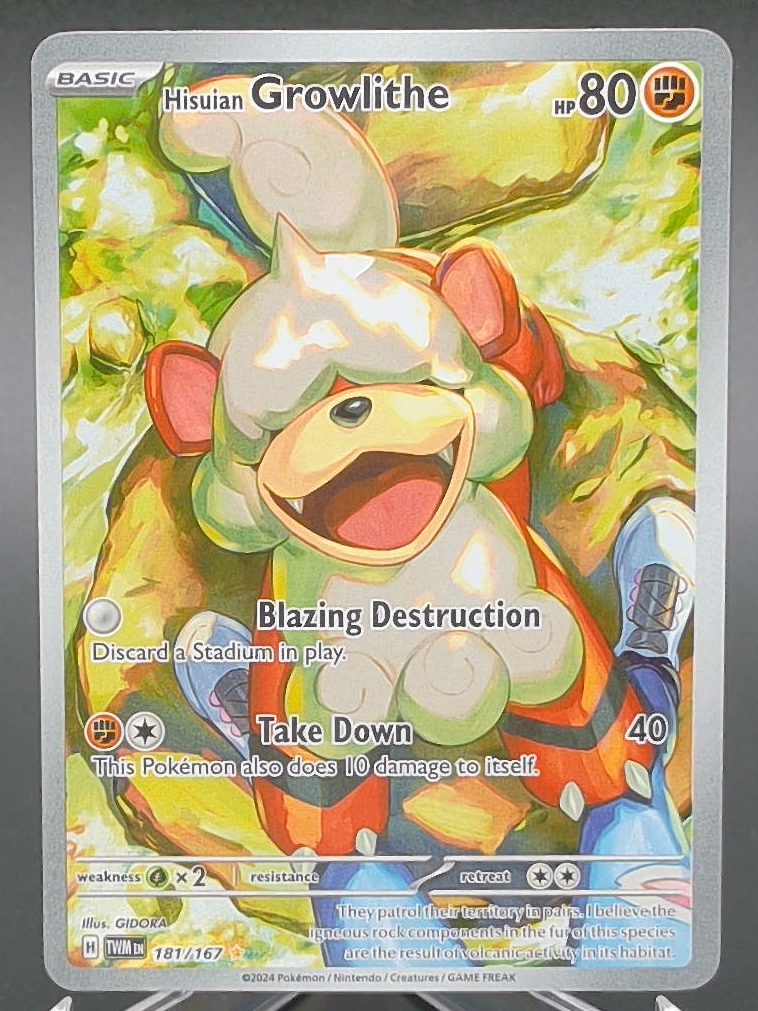 Hisuian Growlithe #181 - Front