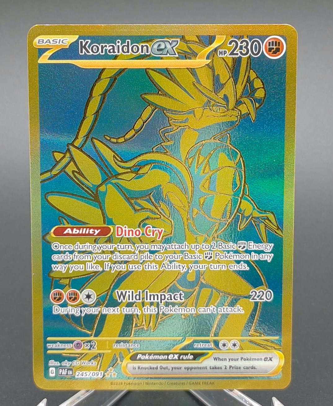 Koraidon ex #245 - Front