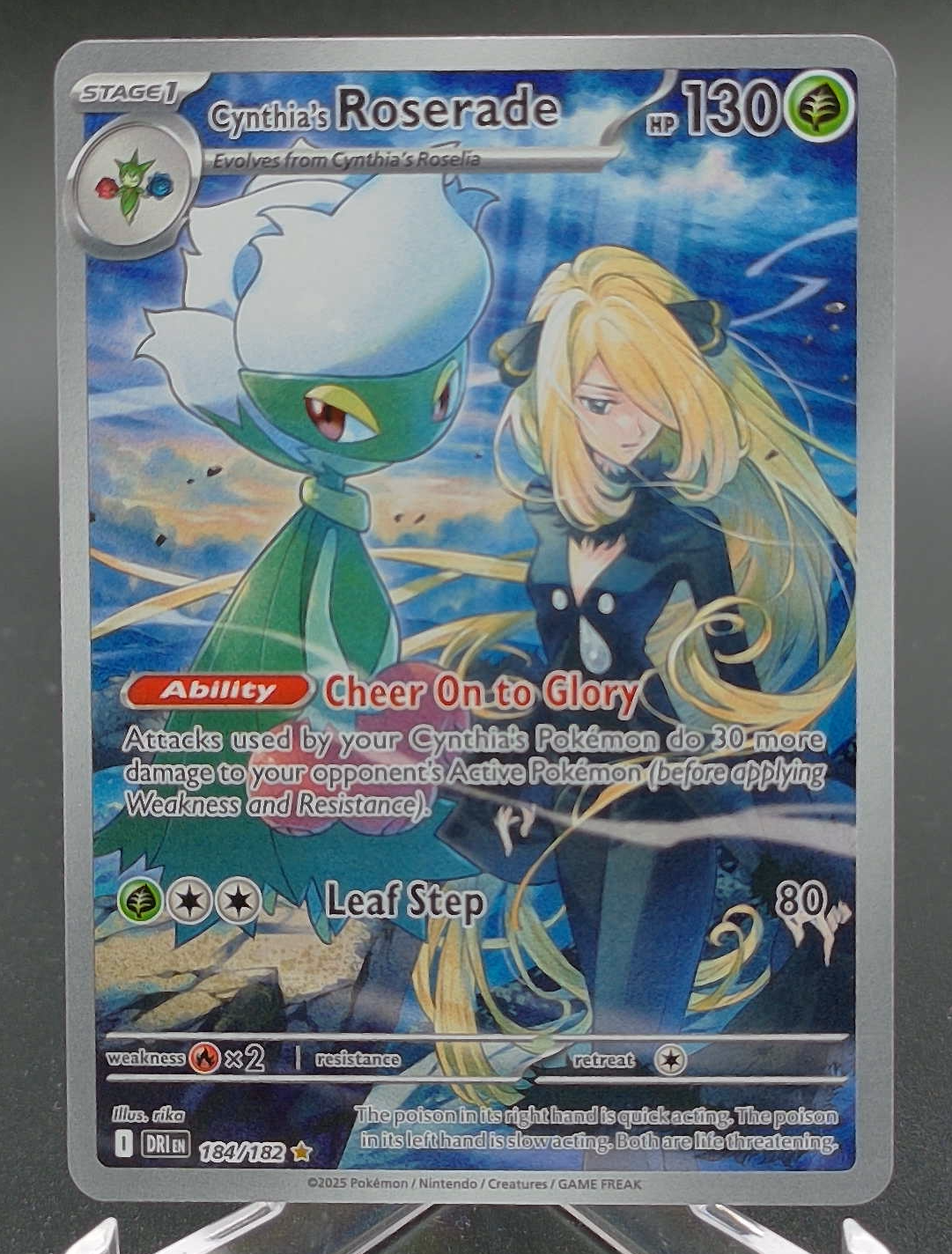 Cynthia's Roserade #184 - Front