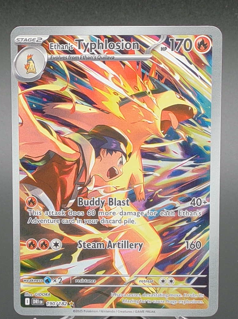 Ethan's Typhlosion #190 - Front