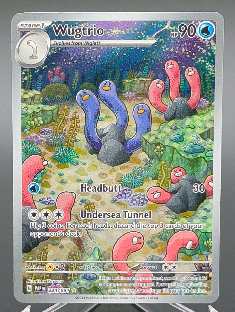 Wugtrio #224 - Front
