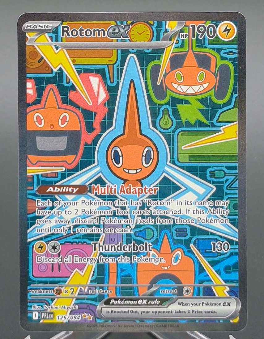 Rotom ex #126 - Front