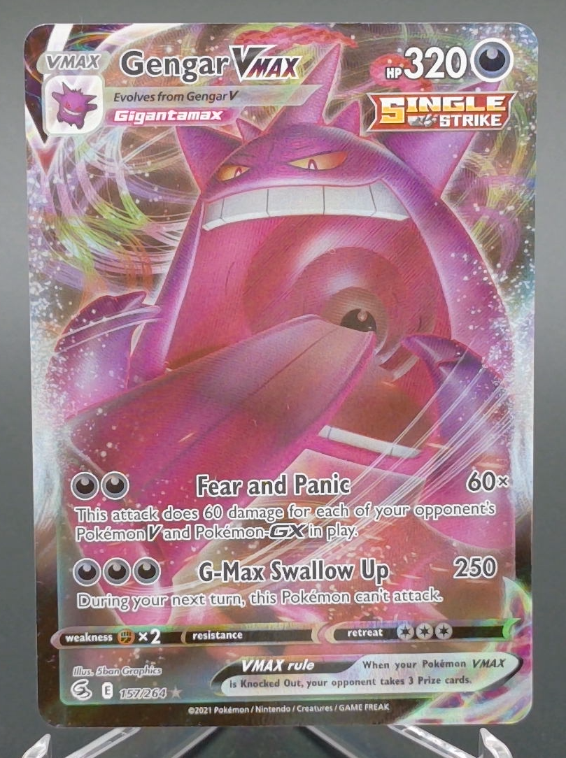 Gengar Vmax #157 - Front
