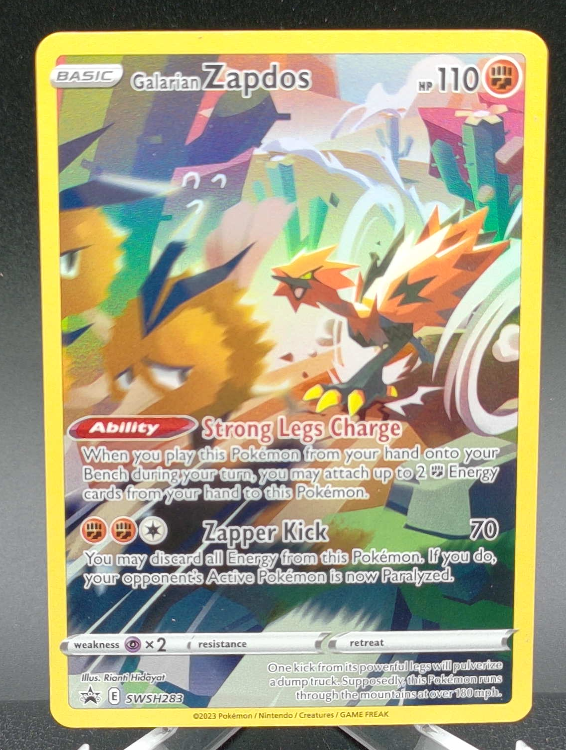 Galarian Zapdos #SWSH283 — front