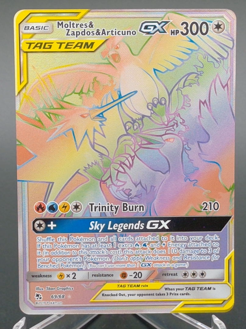 Moltres & Zapdos & Articuno GX #069 - Front