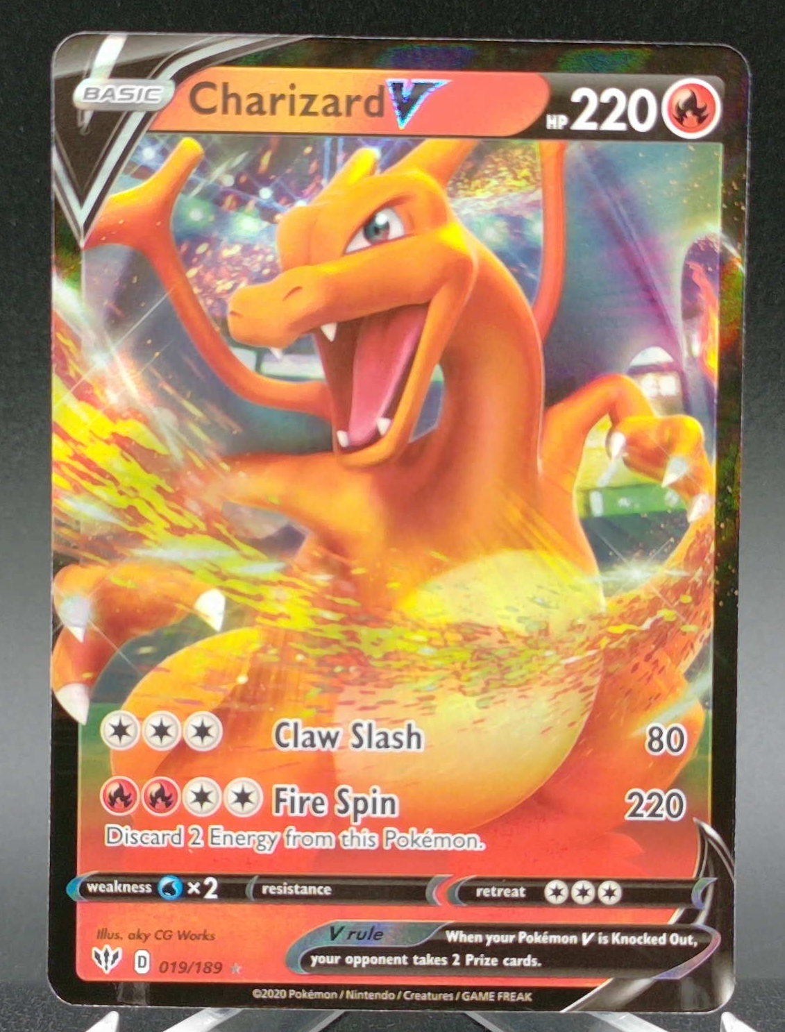 Charizard V #19 — front