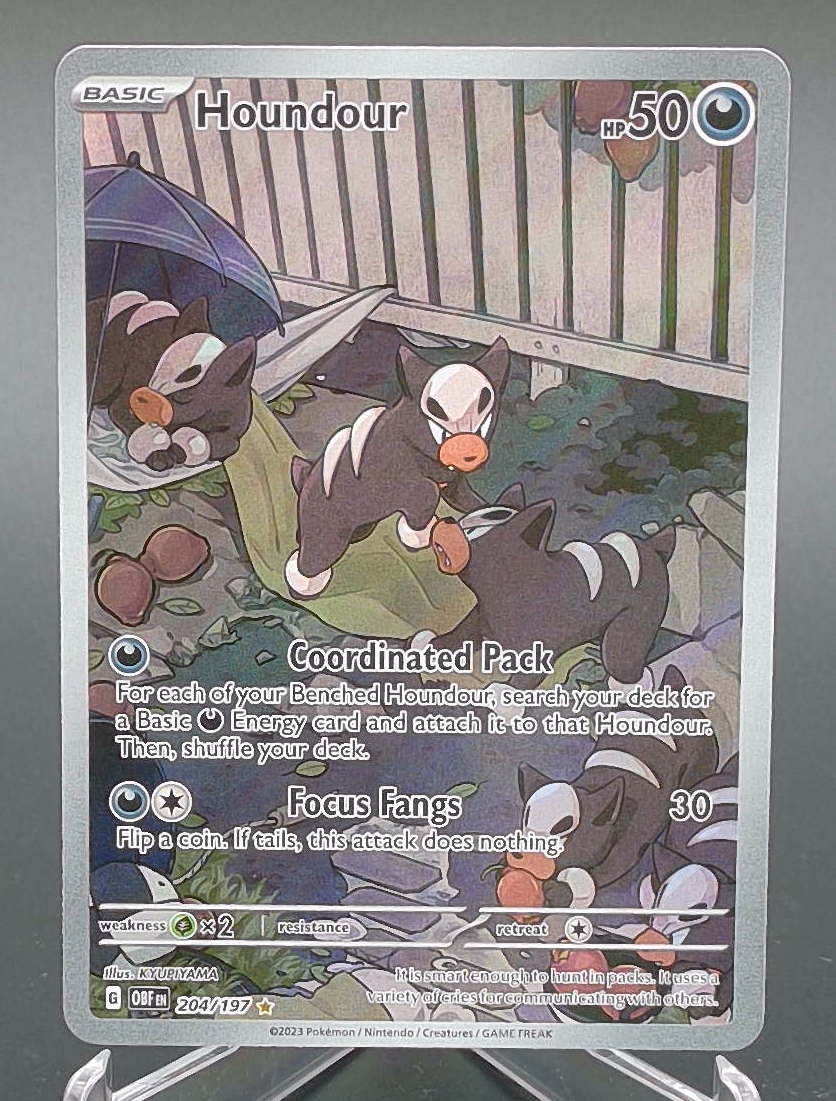 Houndour #204 - Front