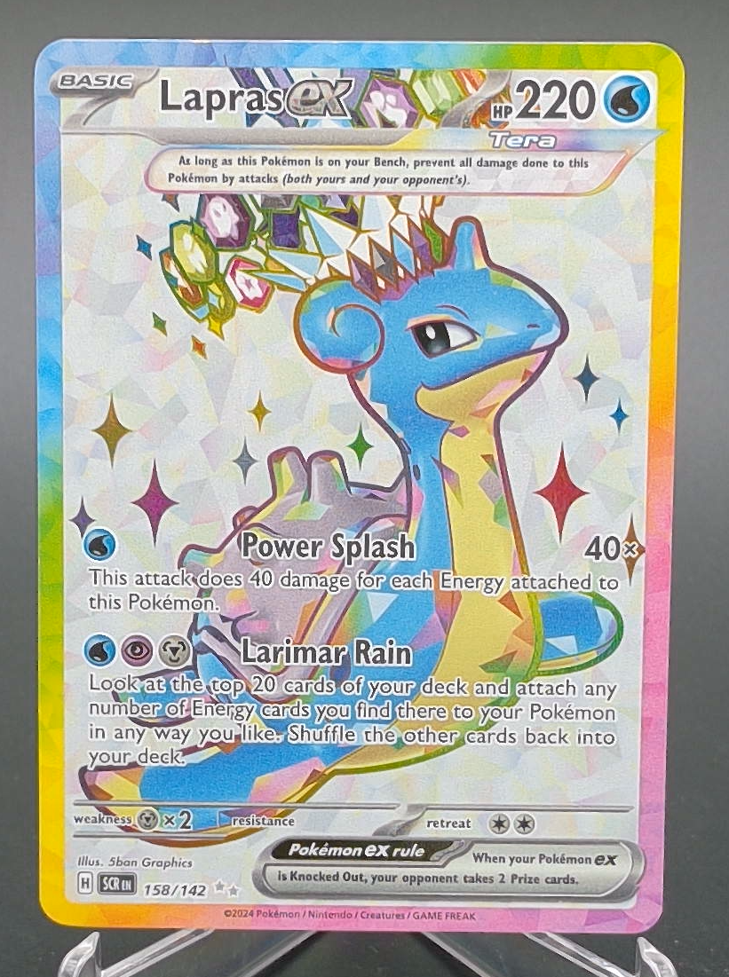 Lapras ex #158 - Front