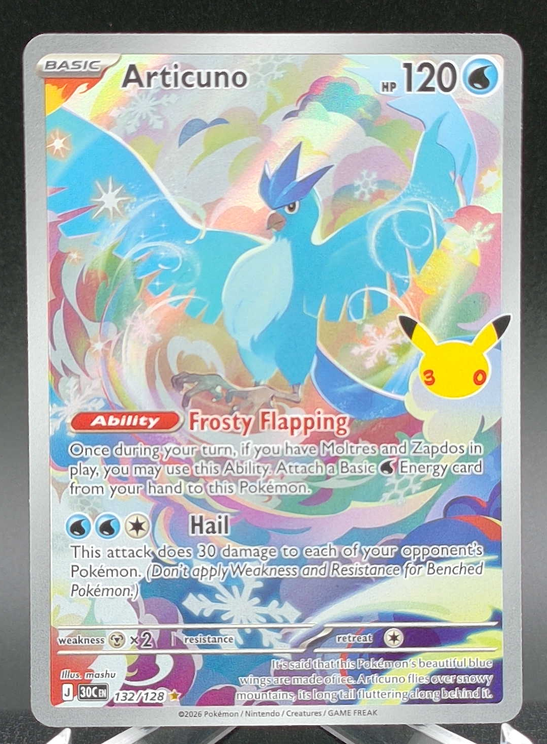 Articuno #132 — front