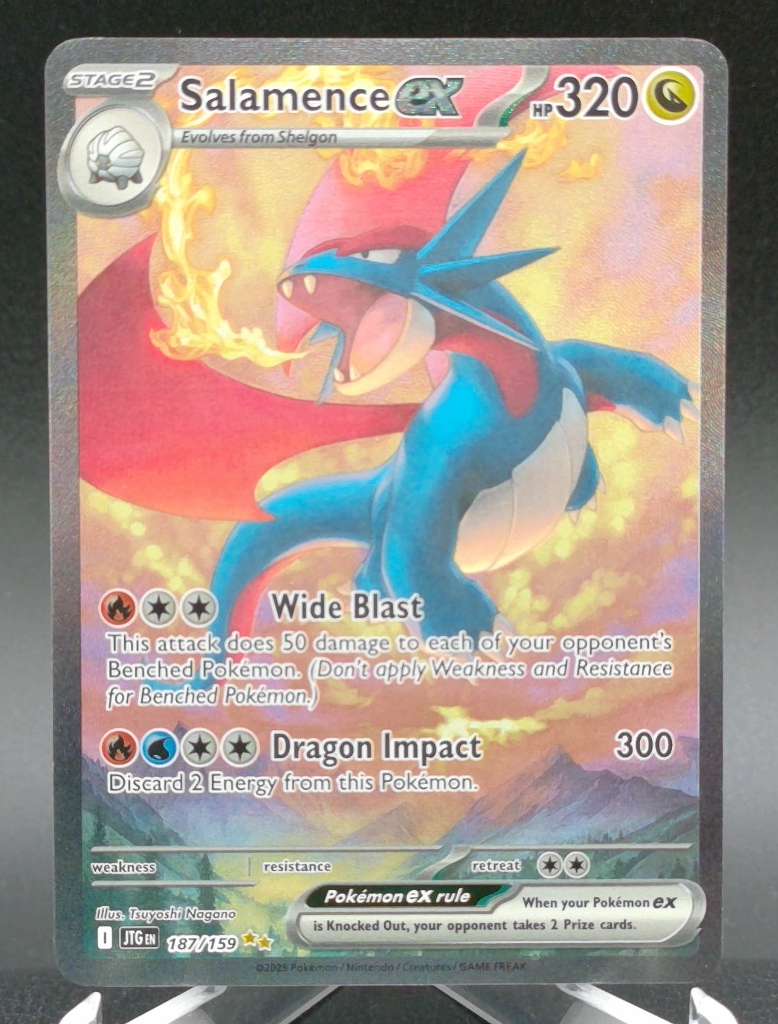 Salamence ex #187 — front