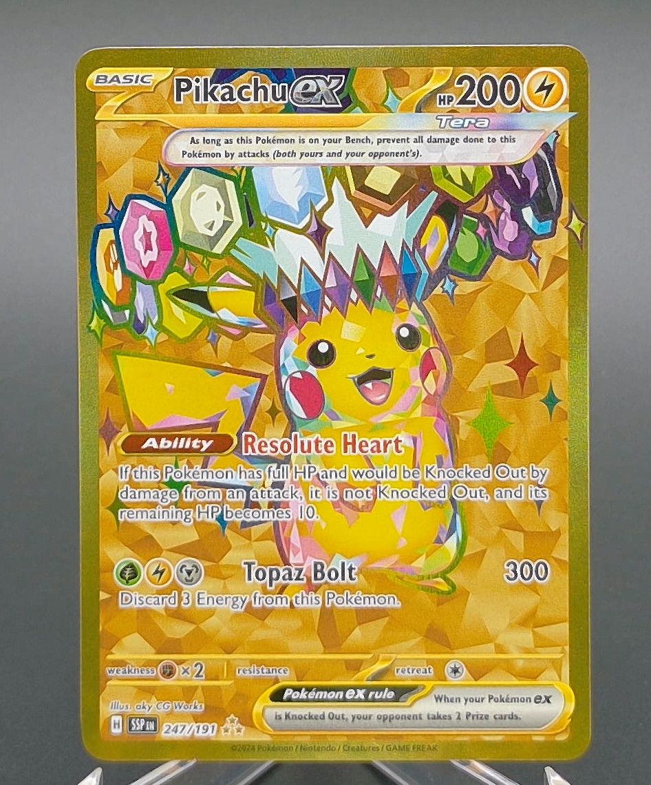 Pikachu ex #247 - Front