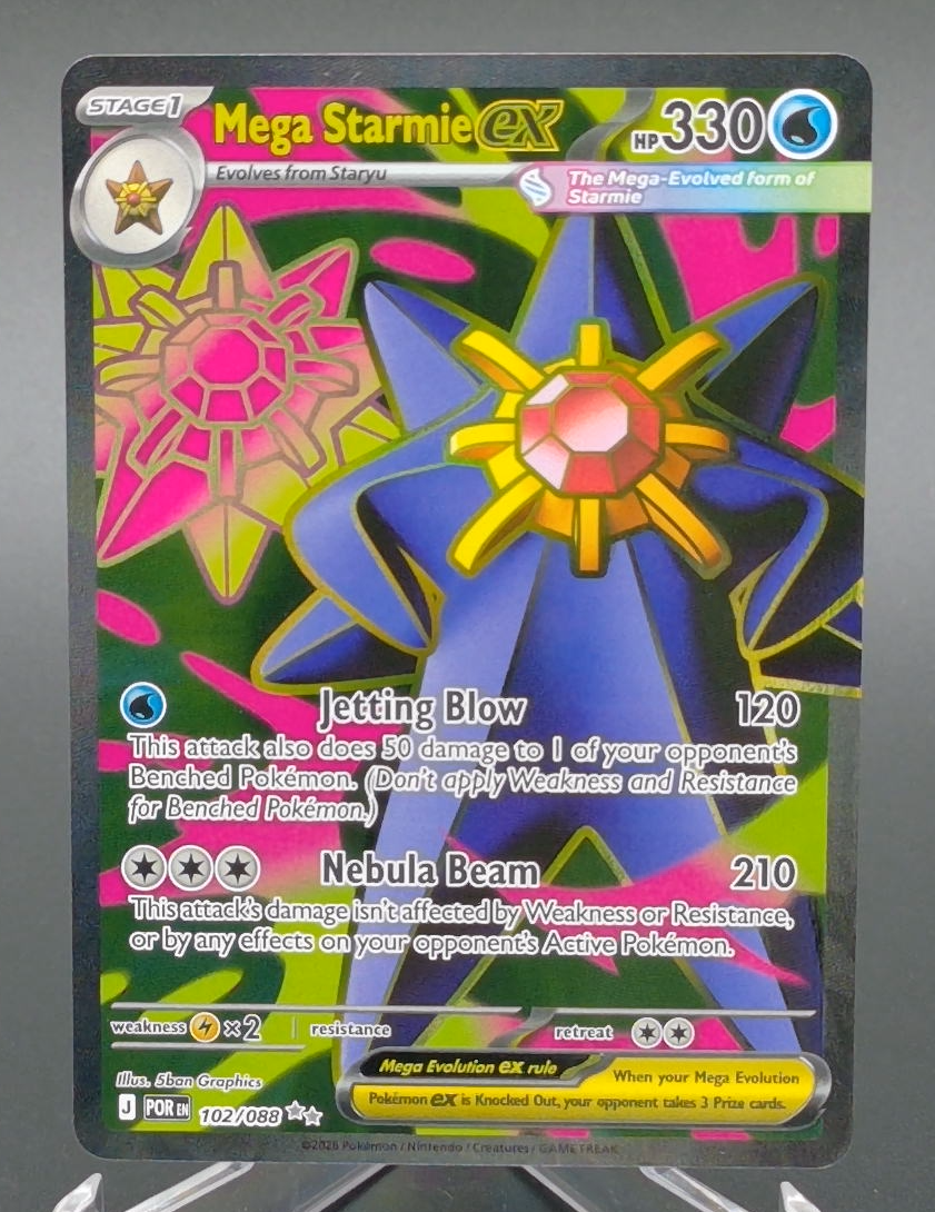 Mega Starmie ex #102 - Front