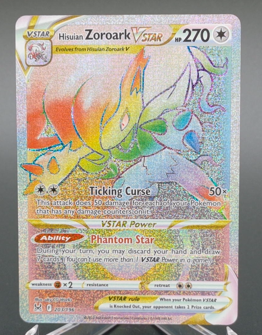 Hisuian Zoroark VSTAR #203 - Front