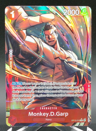 Monkey.D.Garp #OP13-016 (Parallel) — Copy #1 (NM) front
