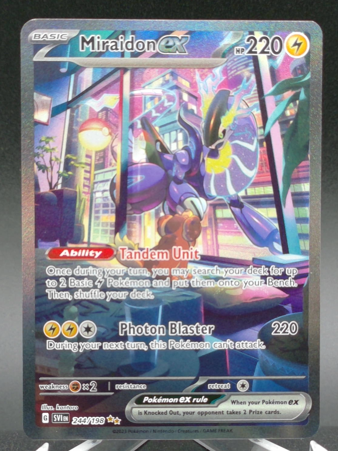 Miraidon ex #244 — front