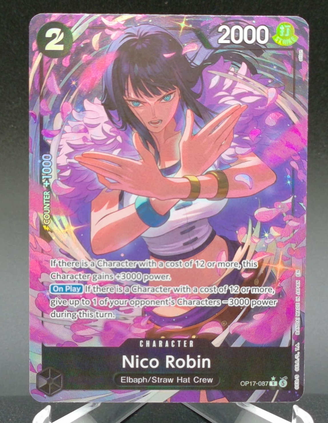 Nico Robin (Alternate Art) #OP17-087 (Parallel) — front