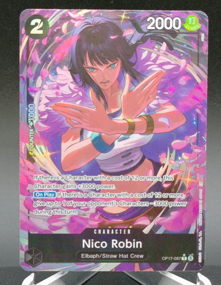 Nico Robin (Alternate Art) #OP17-087 (Parallel) — Copy #1 (NM) front