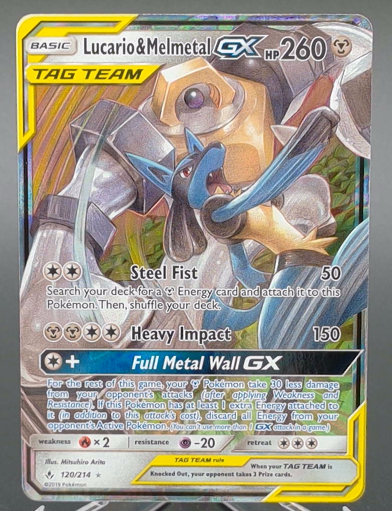 Lucario & Melmetal GX #120 - Front