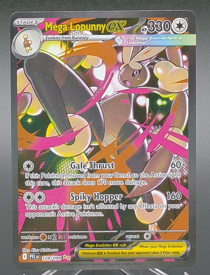 Mega Lopunny ex #128 - Front