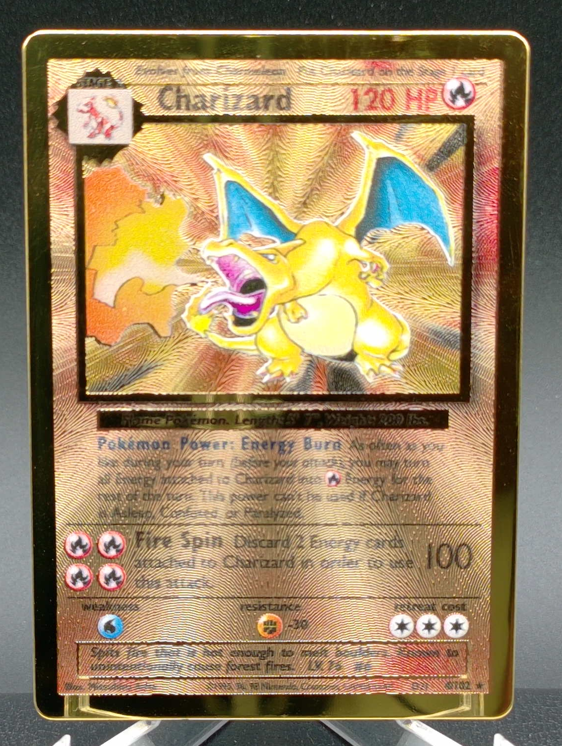 Charizard (Celebrations Metal Card) #004 — front