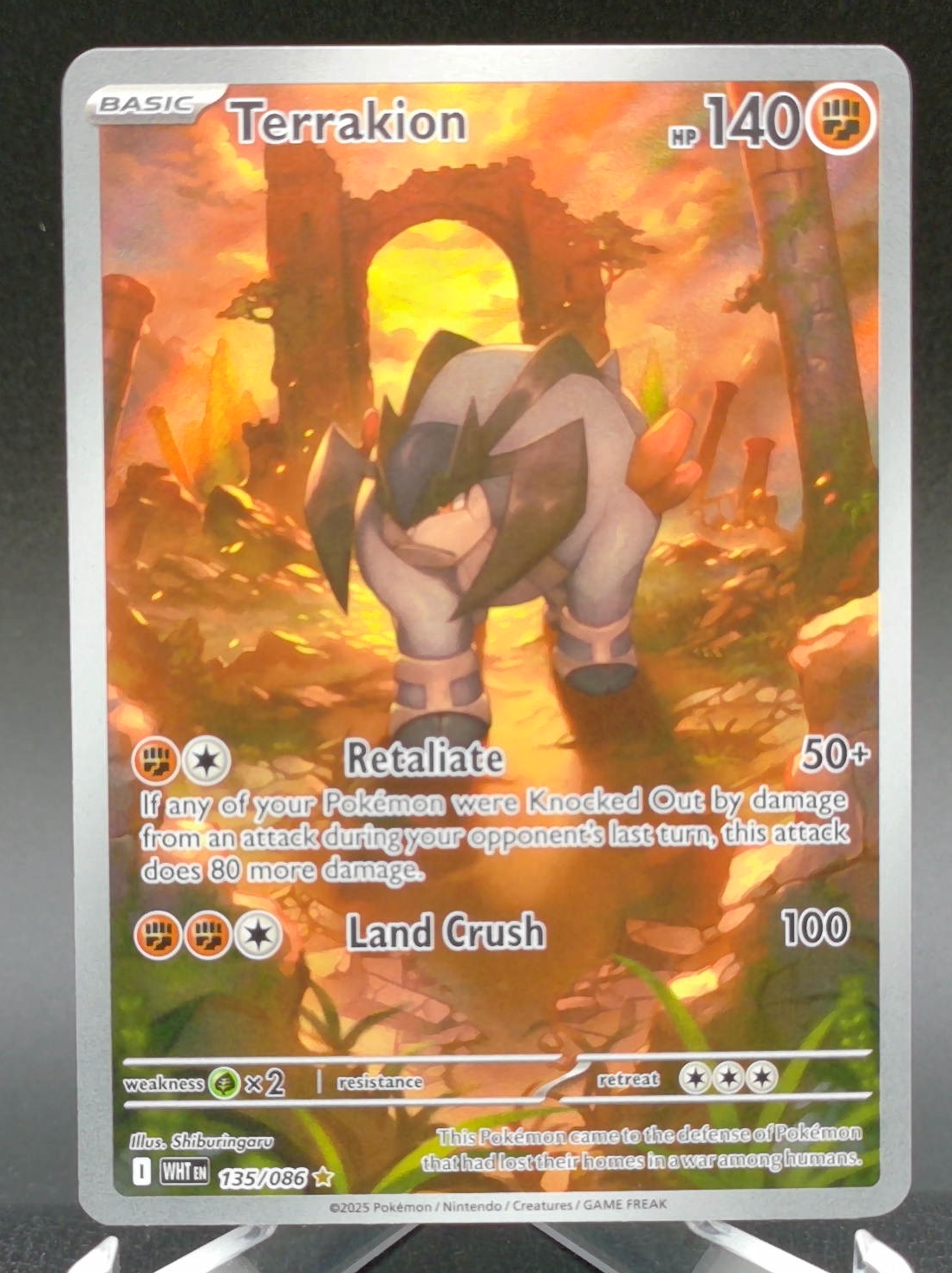 Terrakion #135 — front