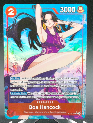 Boa Hancock #OP12-014 (Parallel) — Copy #1 (NM) front