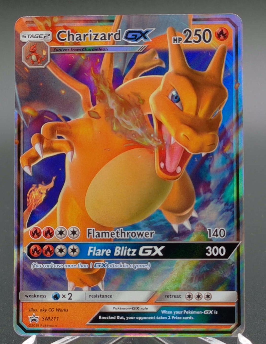 Charizard GX #SM211 - Front