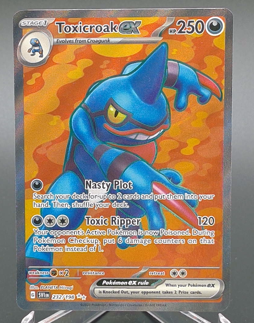 Toxicroak ex #232 - Front