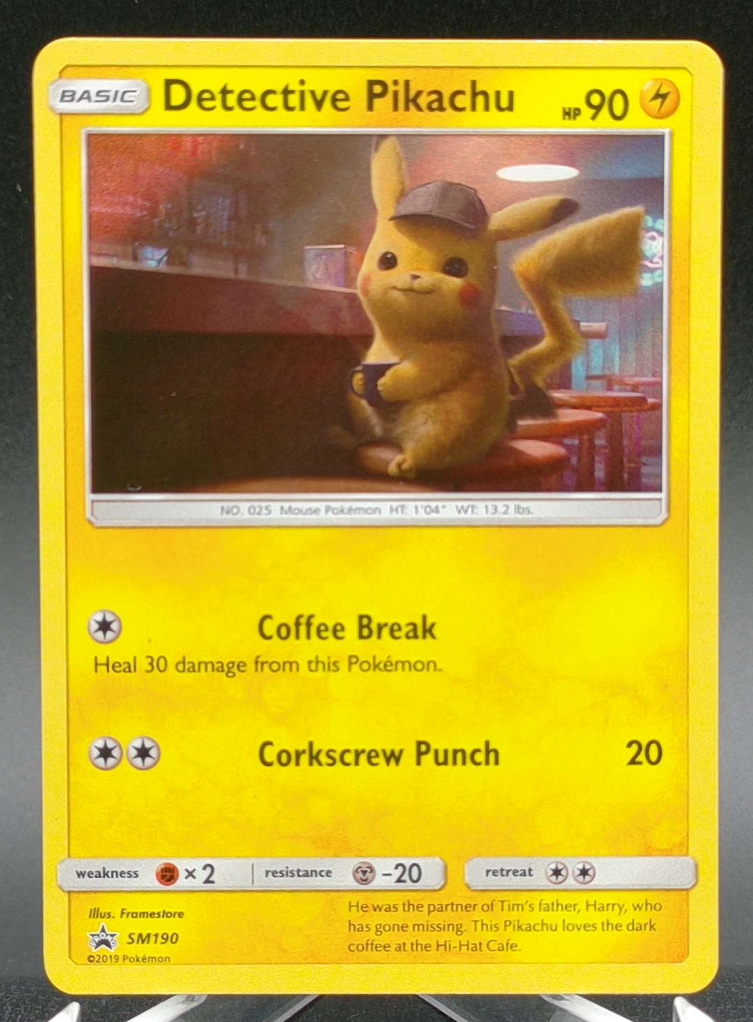 Detective Pikachu #SM190 — front