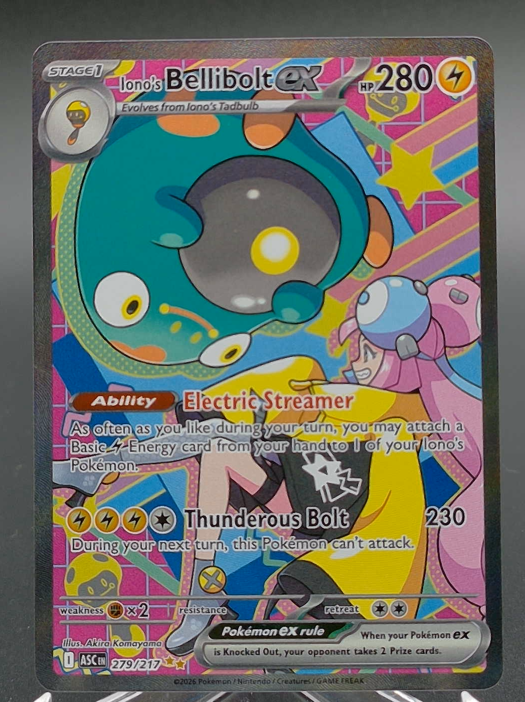 Iono's Bellibolt ex #279 - Front