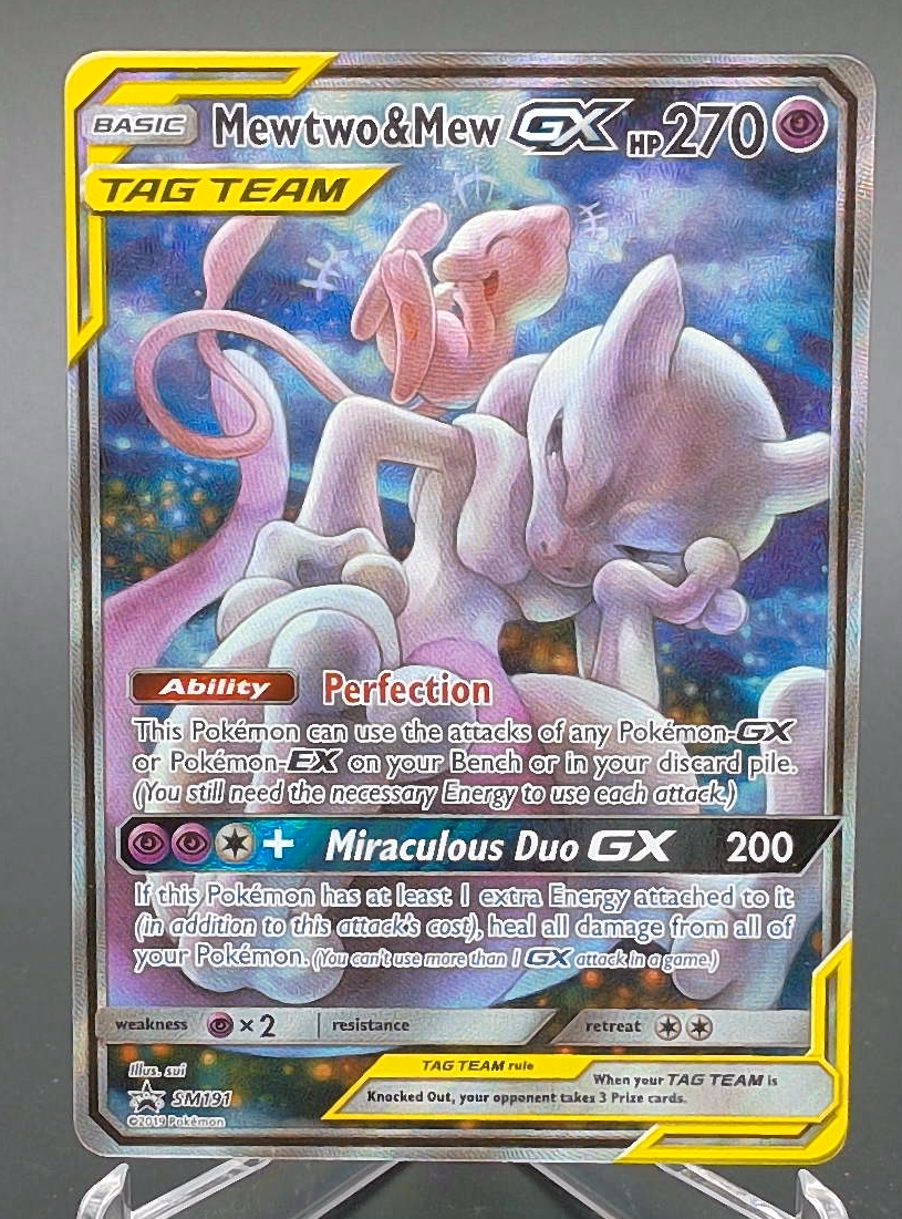 Mewtwo & Mew GX #191 - Front