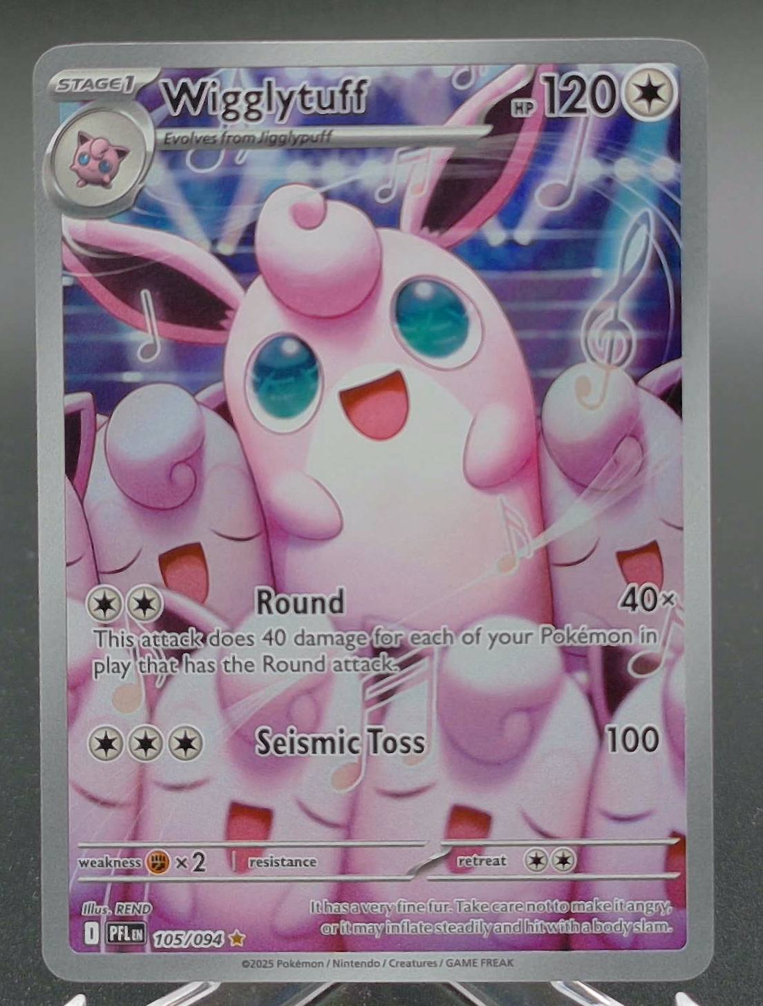 Wigglytuff #105 - Front